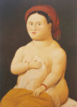 Fernando Botero Fornarina, Dopo Raffaello, 2008 Olio su tela, 198x143 cm Collezione privata