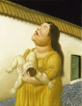 Fernando Botero Madre e figlio, 2004 Olio su tela, 37,5x44 cm Collezione privata