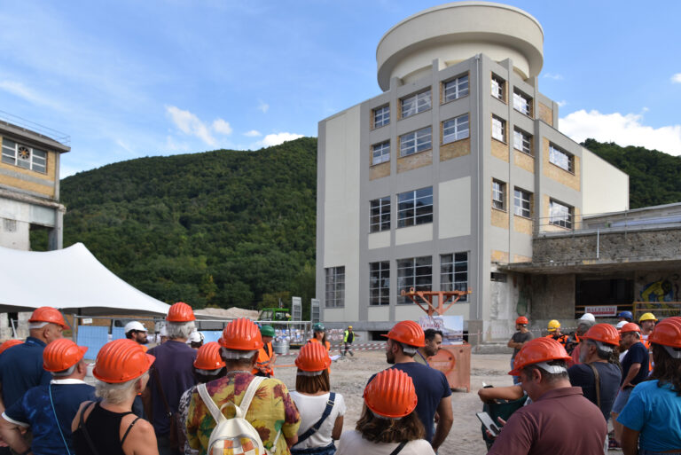 Ex Cartiera Marzabotto. Evento Cantieri Sonori. Visita in cantiere. Foto ©Giulia Bruni