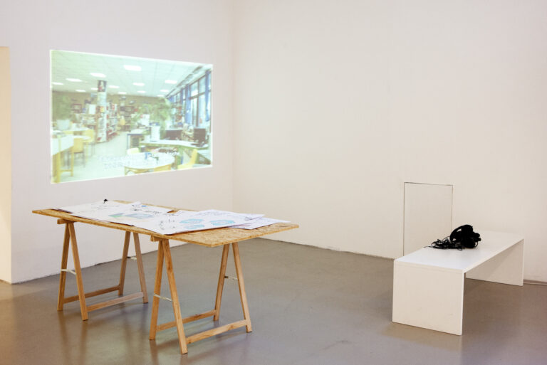 Adelita Husni-Bey, 6ARTISTA, seconda edizione 2011. Installation view at MACRO. Photo Thomas Munns