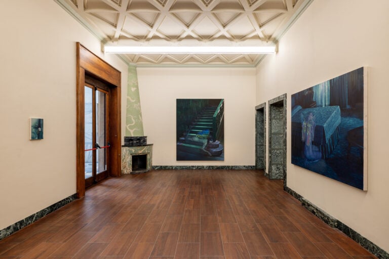 Ariana Papademetropoulos, Ringing Saturn, installation view at MASSIMODECARLO, Milano, 2024