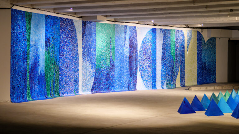 Barbara Crawford, Transcending Blue, Roma, 2024. Courtesy Fondazione Nicola del Roscio