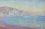 Claude Monet, Falaises Pourville soleil levant,1897, olio su tela, cm 66 x 101