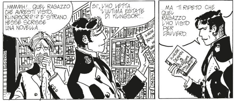 Corto Maltese, Lelevetiche, 1987 ┬® Cong S.A., Svizzera, tutti i diritti riservati, Hugo Pratt