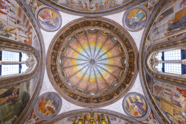 Cupola della Cappella Portinari, 1460 circa, Basilica di Sant'Eustorgio, Cappella Portinari, Milano. Photo ICASTICA - © Nicola Tagliabue