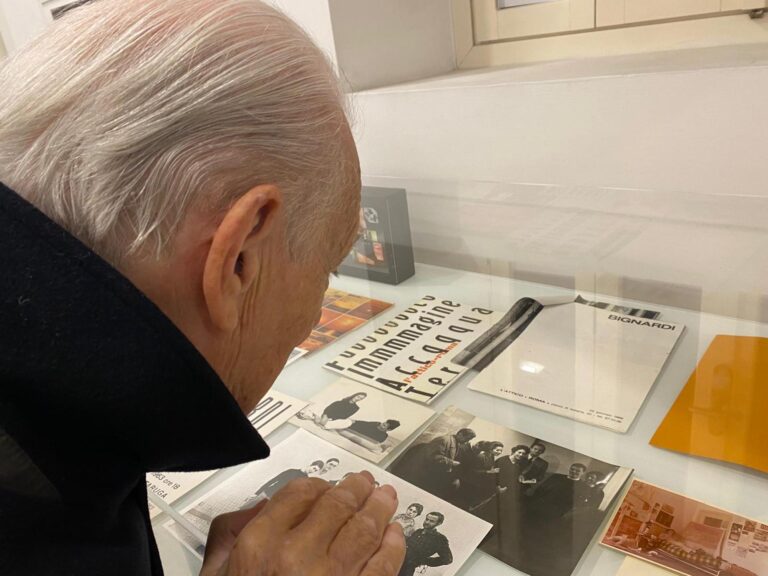 Fabio Sargentini alla mostra Umberto Bignardi. Di nuovo a Roma, a cura di Lorenzo Madaro, Galleria Valentina Bonomo, Roma 2023.