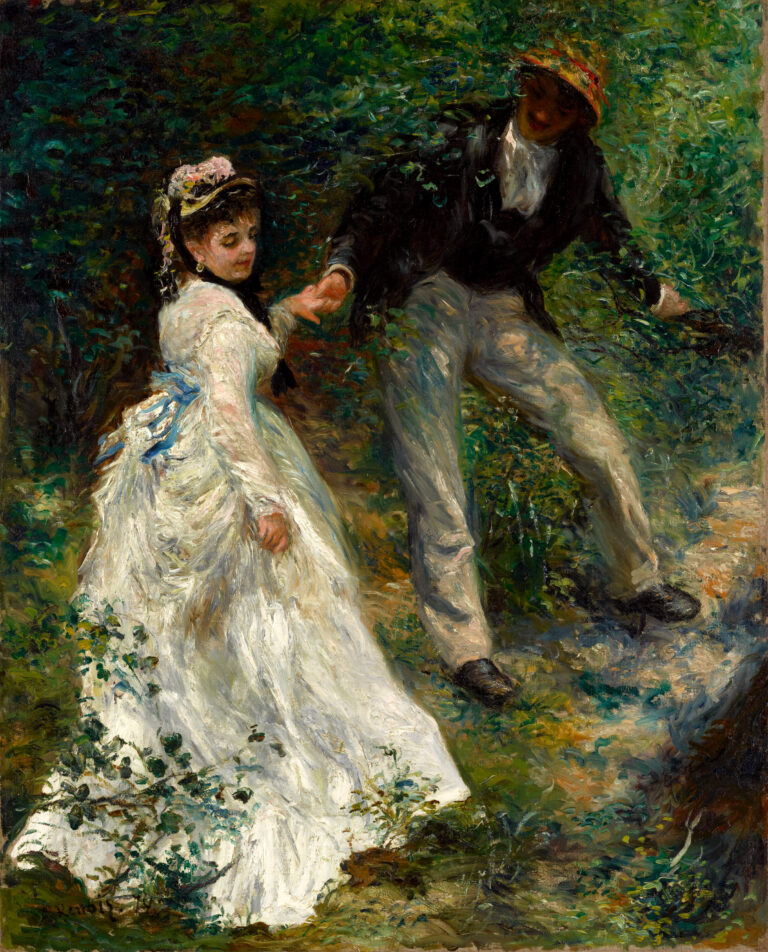 La Promenade; Pierre Auguste Renoir (French, 1841 - 1919); 1870; Oil on canvas; 81.3 × 64.8 cm (32 × 25 1/2 in.); 89.PA.41; No Copyright - United States