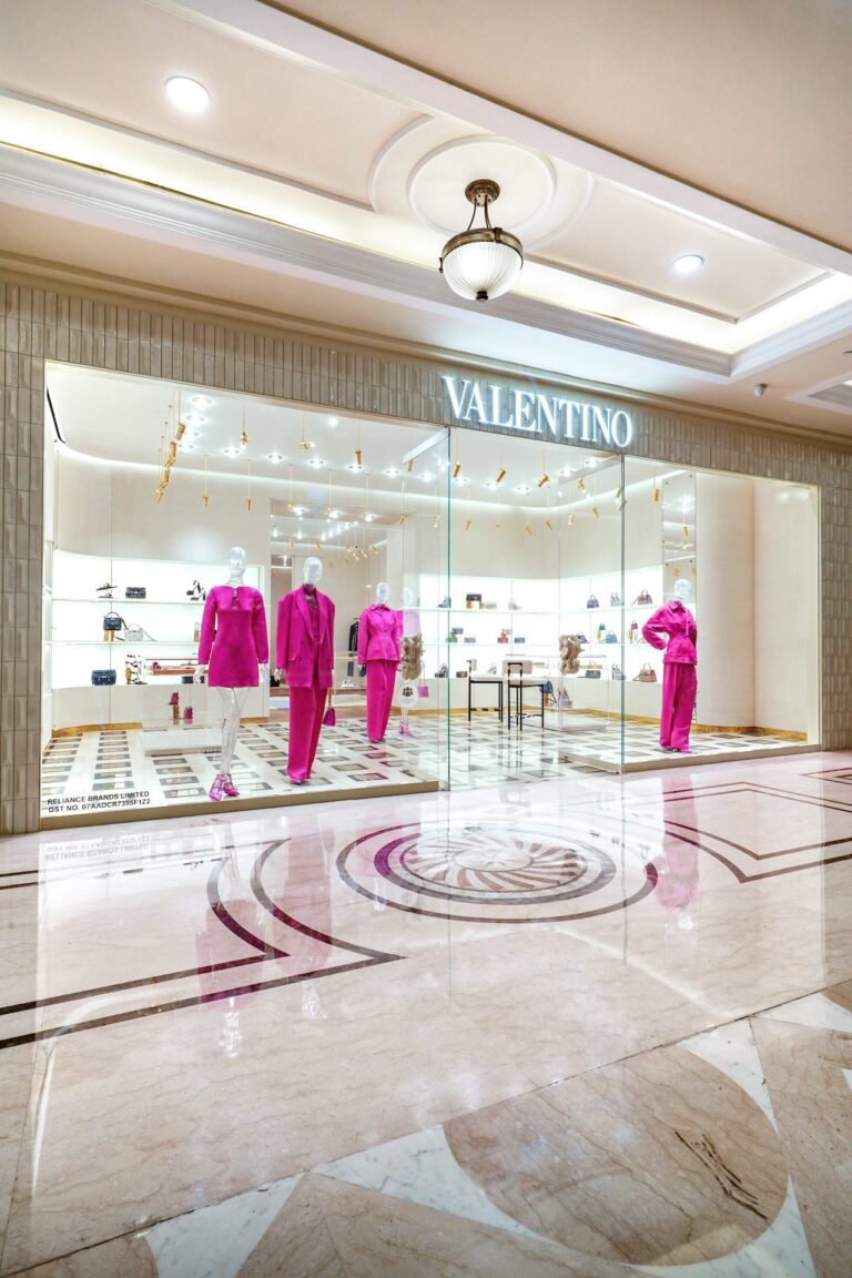 Valentino store a Delhi. Courtesy Valentino