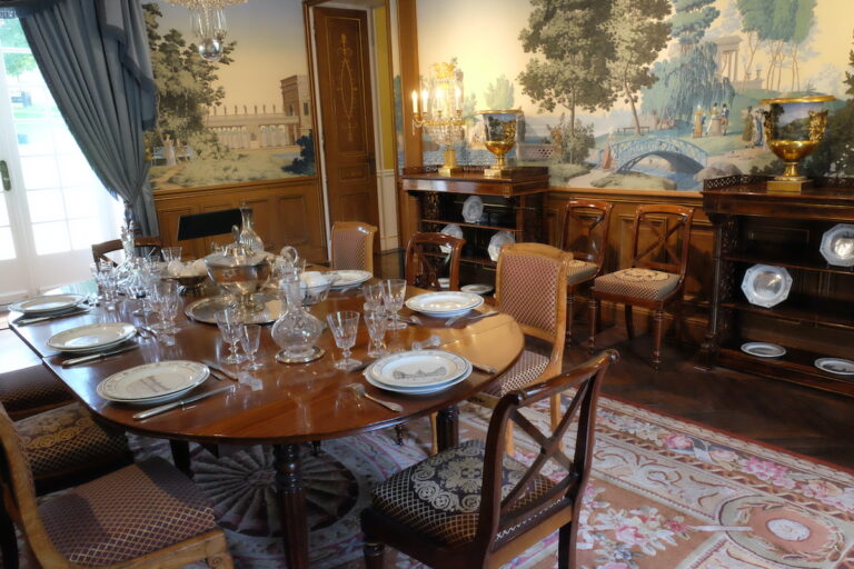 Yerres, Francia. La sala da pranzo della Maison Caillebotte © Photo Dario Bragaglia