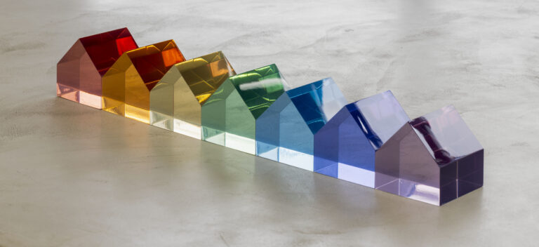 Younes Rahmoun, Manzil-Tayf (House-Spectrum), 2021, resin. Courtesy of the artist and Galerie Imane Farès. Photo by Tadzio