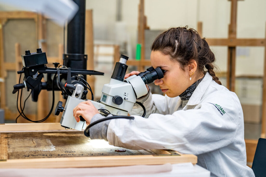 Laboratori di restauro della Scuola di Botticino