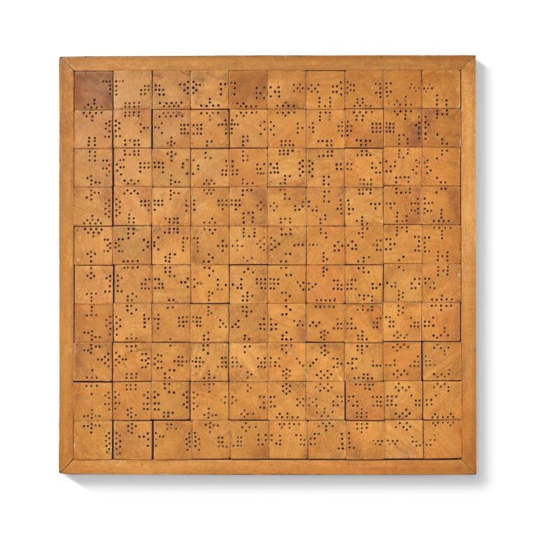 Alighiero Boetti, Dama, 1967. Courtesy Christie’s Images Ltd.