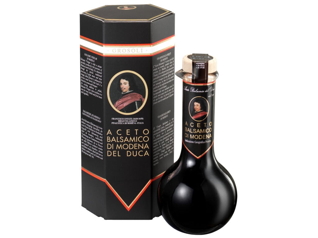 Aceto Balsamico con immagine del Duca d'Este