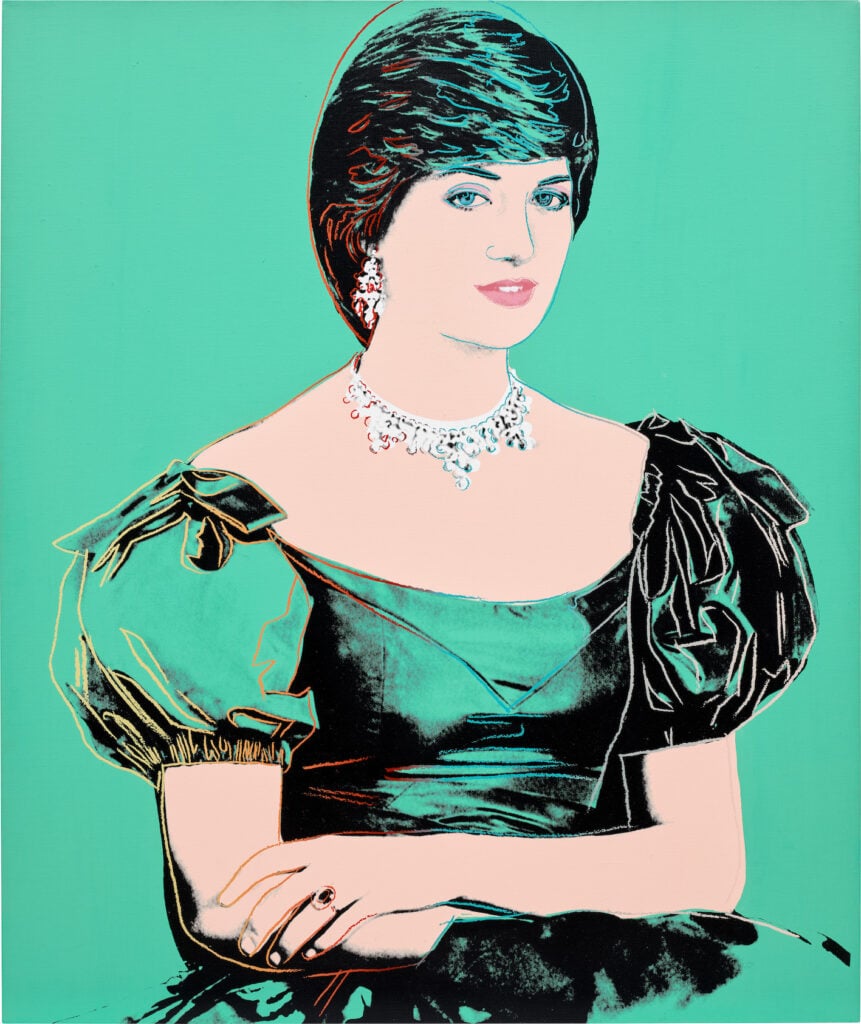 andy warhol portrait of princess diana 1982 courtesy phillips È ancora David Hockney il re delle aste inglesi. Ecco come è andata alla casa d'aste Phillips