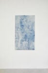 Antonio Fiorentino, Untitled, 2024, cyanotype and pigments on canvas 60 x 50 cm