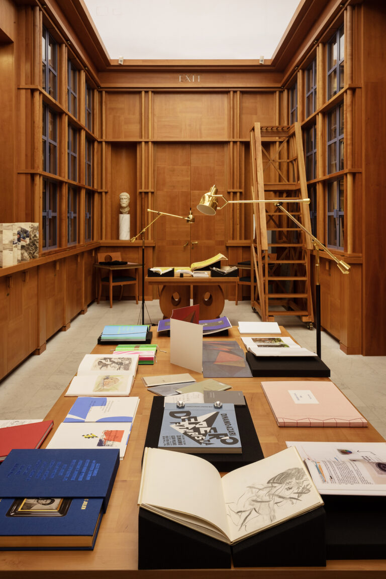 Artists making books, installation view at American Academy, Roma, 2024. Photo Daniele Molajoli and Flavio Scollo. Courtesy of the American Academy in Rome, 2024.