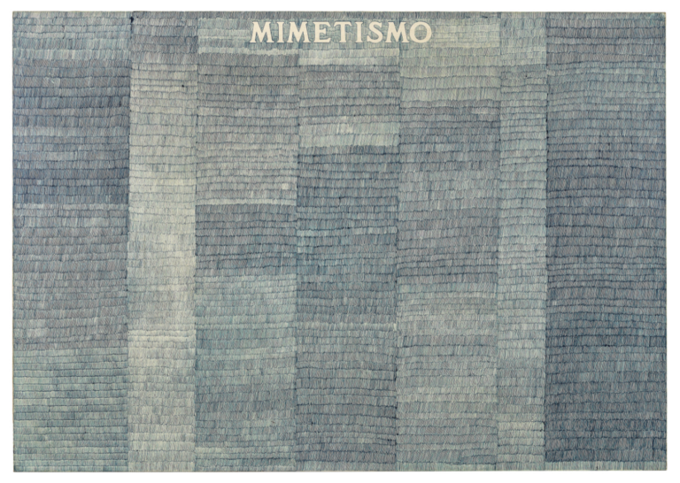 Alighiero Boetti, Mimetismo, 1979. Courtesy Aste Bolaffi 