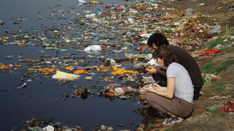 Caretto Spagna, Questions to the Yamuna River, 2012 - Khoj Art Center, New Delhi. Photo Pratush Lala