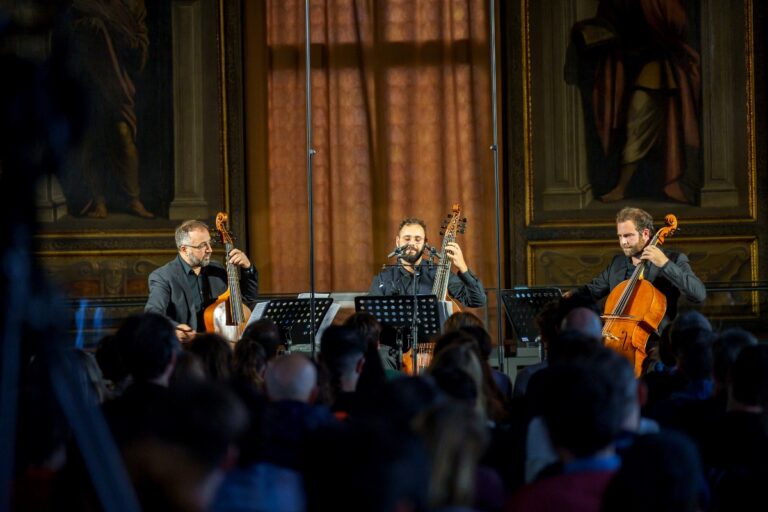 Concerto Marcello Sollima - Biblioteca Marciana, 2 ottobre, Courtesy La Biennale di Venezia ph. Andrea Avezzù