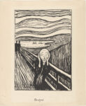 Edvard Munch, L’Urlo, 1895, Litografia, 35,4x25,3 cm. Photo © Munchmuseet