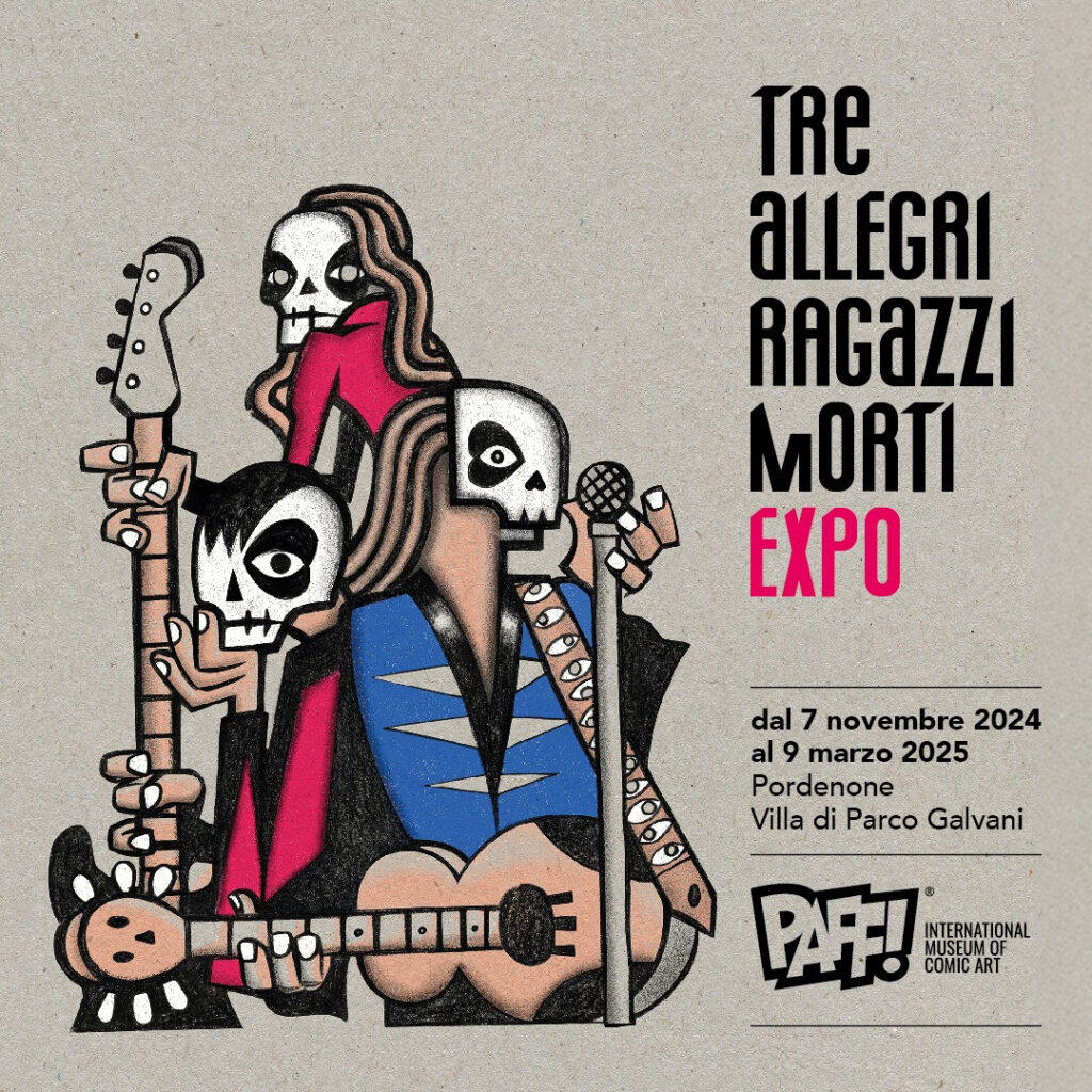 Il poster della mostra al PAFF! di Pordenone