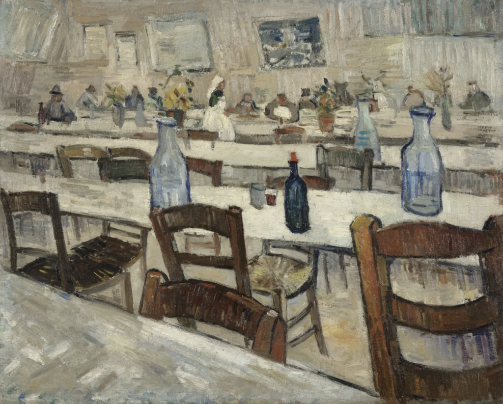 interior of a restaurant falso photo van gogh museum amsterdam Falsi d'autore. Gli specialisti del Van Gogh Museum identificano tre pezzi non autentici