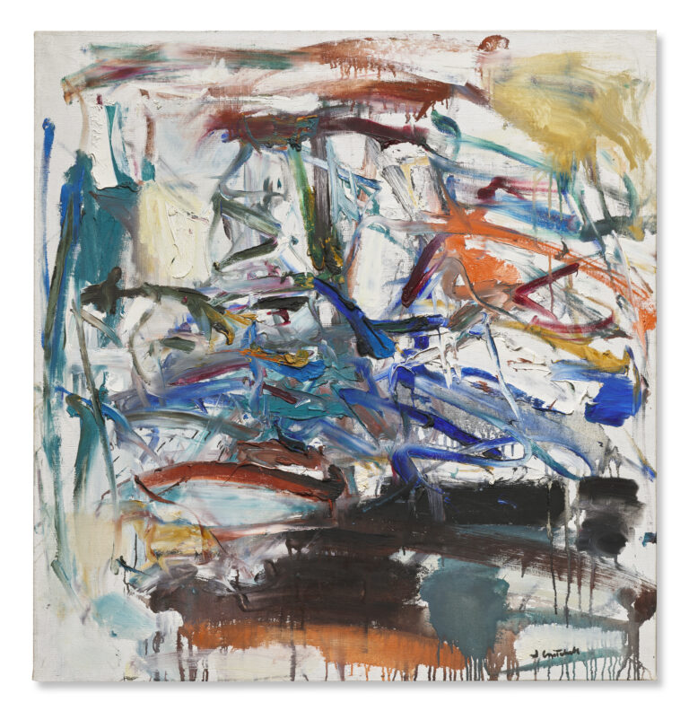 JOAN MITCHELL (1925-1992), Untitled, Oil on canvas, 95 x 90.6 cm., Circa1960 © Estate of Joan Mitchell