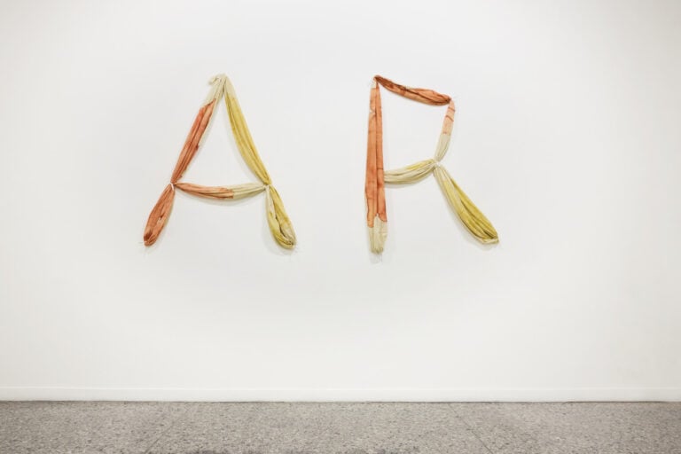 Luciano fabro, AR, 1990, Galleria Christian Stein 2024