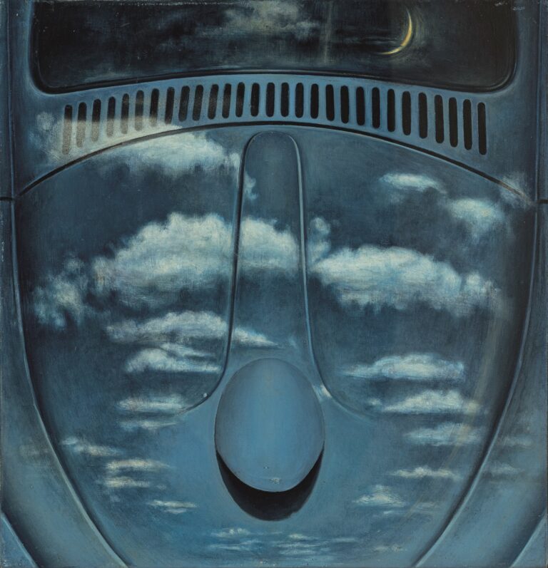 Mostra Piero Guccione "Sul far della luna", 1968/69 Olio su tela 48x46cm