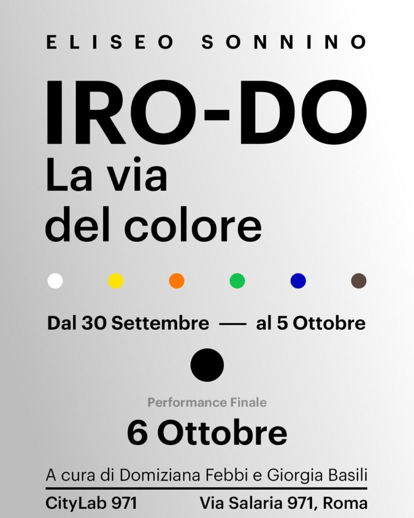 Eliseo Sonnino – IRO-DO: La Via del Colore