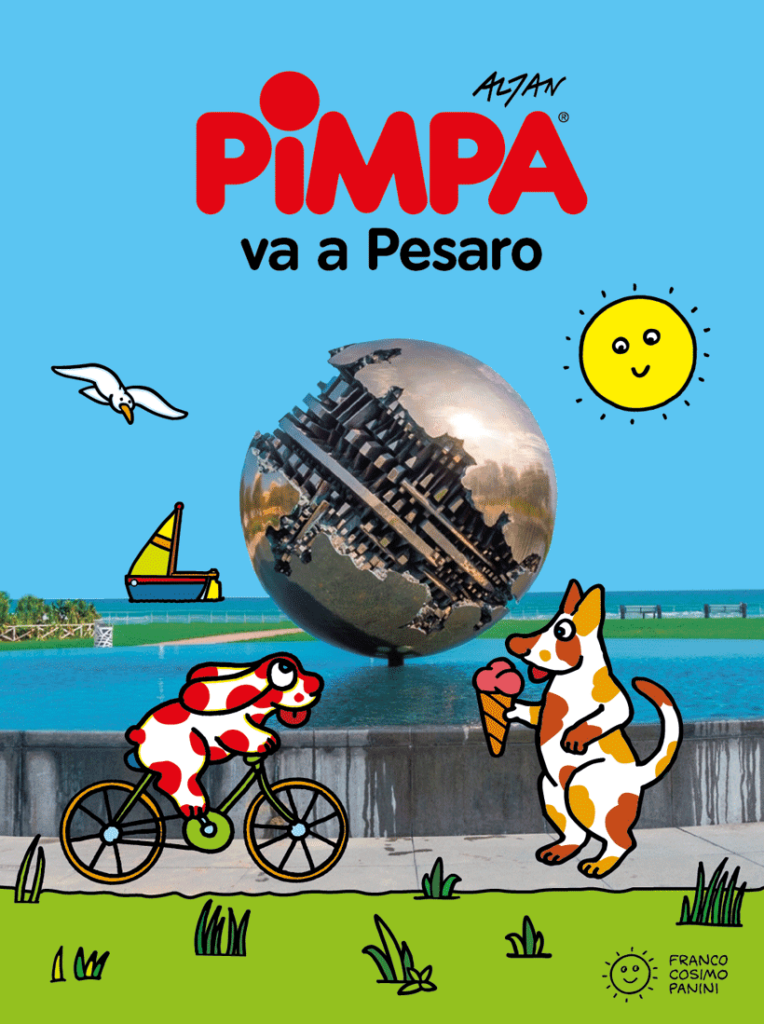 Pimpa va a Pesaro (Franco Panini Editore, 2024). Copertina