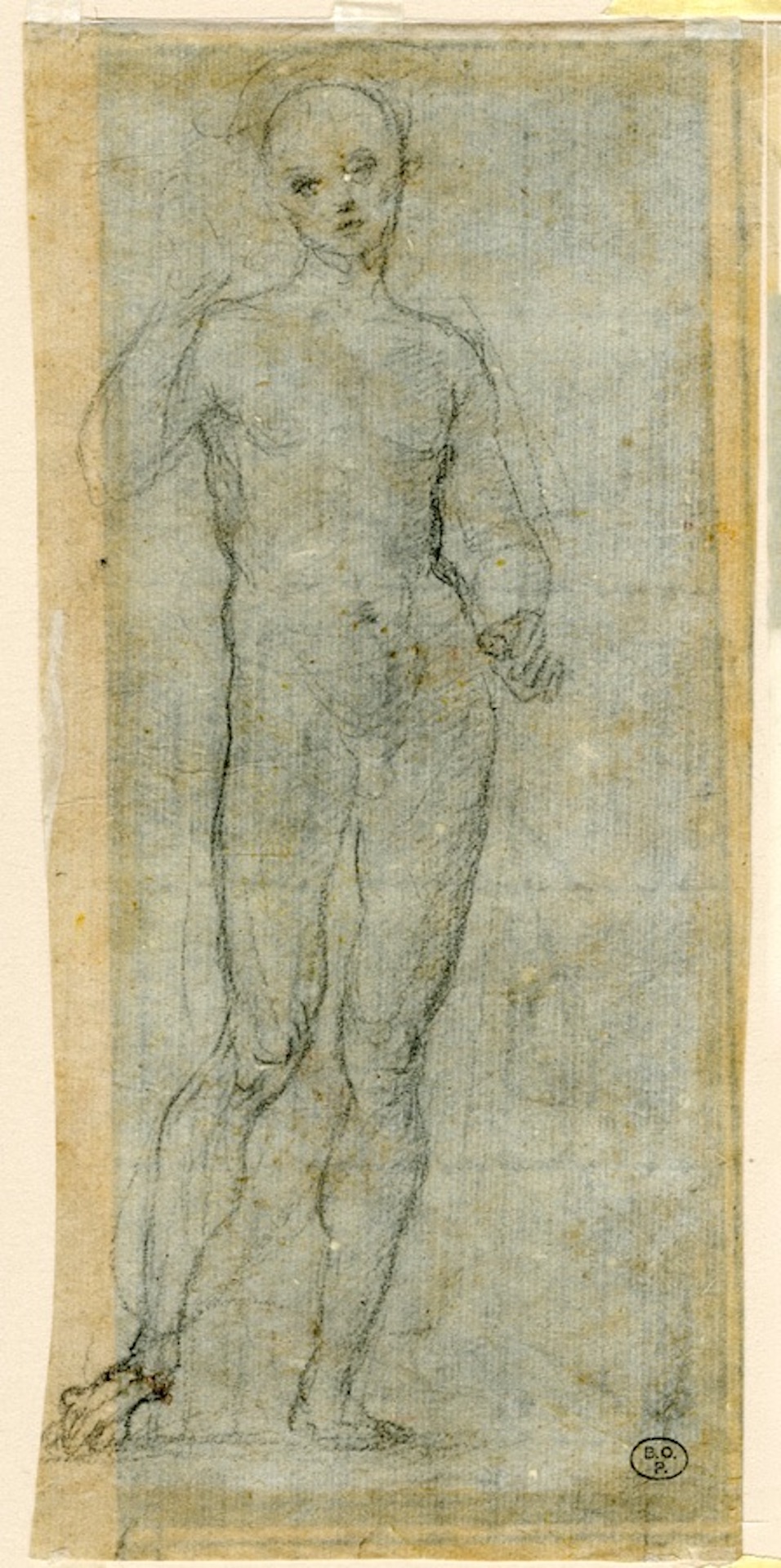 Raffaello, Studio di figura. Biblioteca Oliveriana, Pesaro