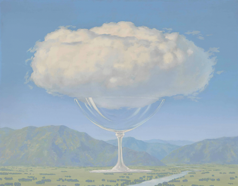 René Magritte, La corde sensible, oil on canvas, 114 x 146 cm, 1960