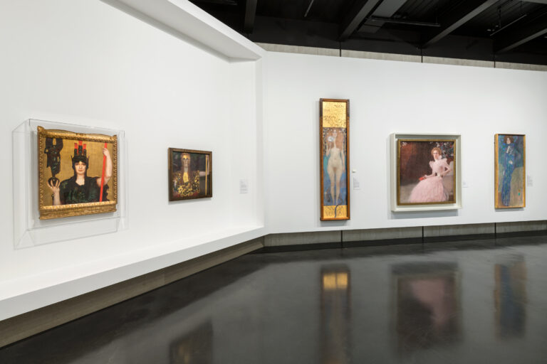 Secessionen, Klimt, Stuck, Liebermann, exhibition view at Wien Museum, 2024. Museum Photo Klaus Pichler, Wien Museum