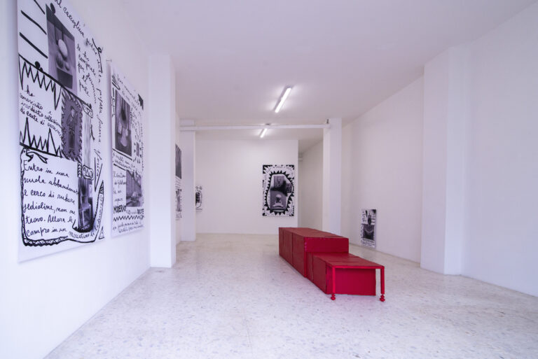 Tombaroli Maledetti, di Giuseppe De Mattia presso la project room di Fondazione Zimei, Pescara. Foto di Isabella De Luca