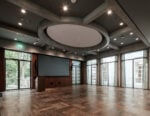 View of the Hinrich Reemtsma Auditorium at the Warburg Institute, London. Photograph ©Fred Howarth