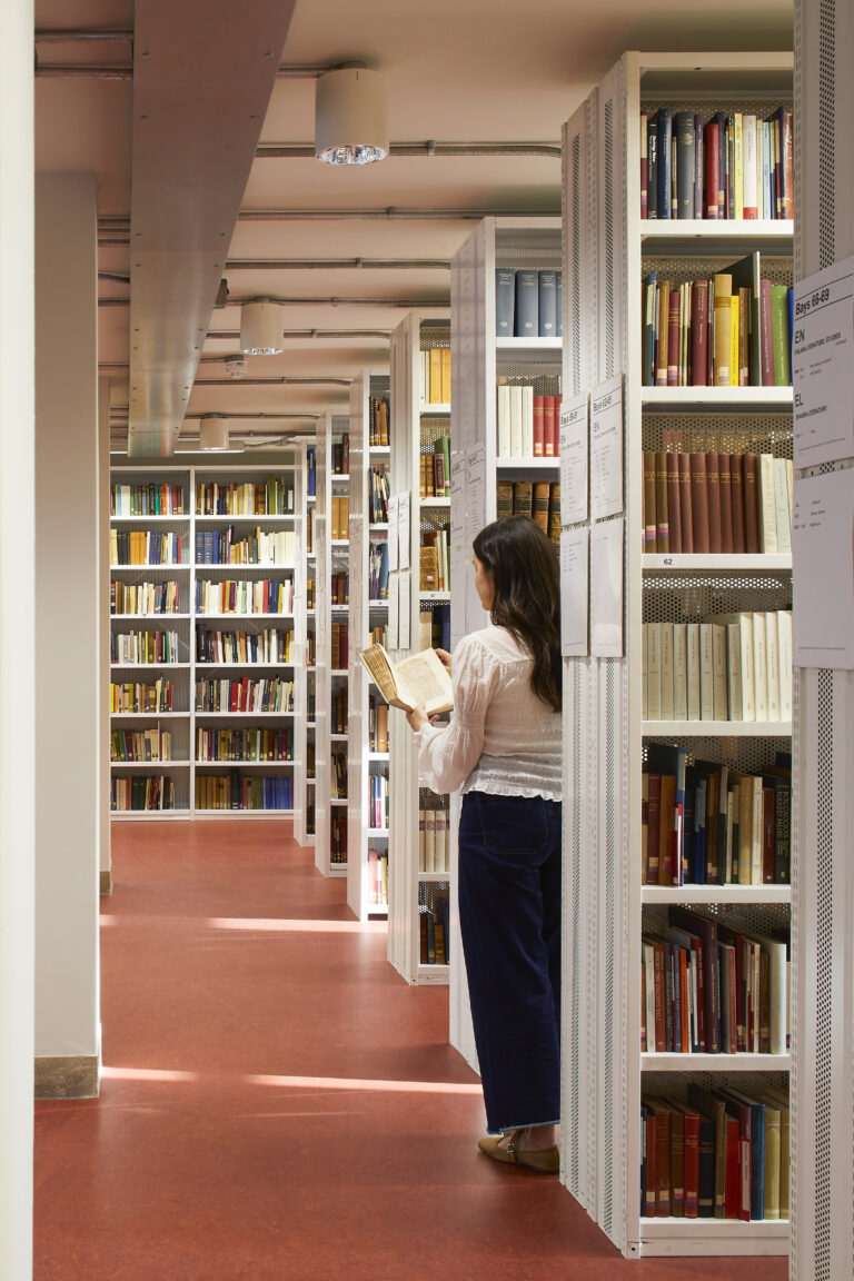 View of the Library at the Warburg Institute, London. Photograph ©Hufton+Crow