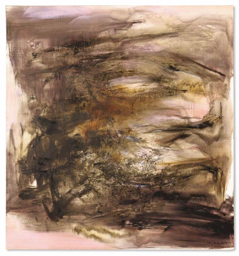 ZAO WOU-KI (1921-2013), 24.05.65, Oil on canvas 161.6 x 150 cm. 1965, © Christie’s Images Limited 2024