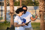 Il rituale “Meet Your Other” della DataMeditation sulla spiaggia del lido comunale di Reggio Calabria, 2 settembre 2024. Photo Jasmine Iannì