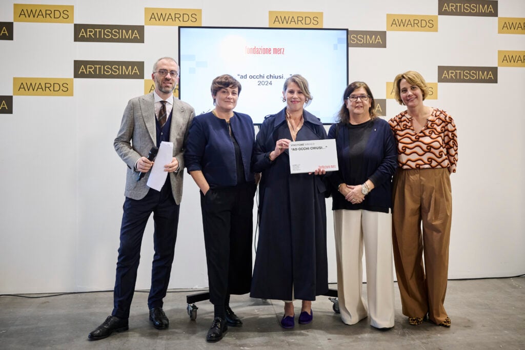 Artissima24 Premio “ad occhi chiusi...” Fondazione Merz GP © Perottino Piva Castellano / Artissima 2024