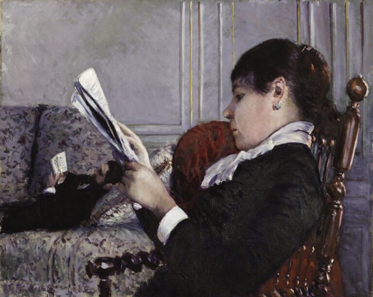 20 interieur femme lisant 1 A 130 anni dalla morte Parigi dedica una grande mostra al pittore Gustave Caillebotte 