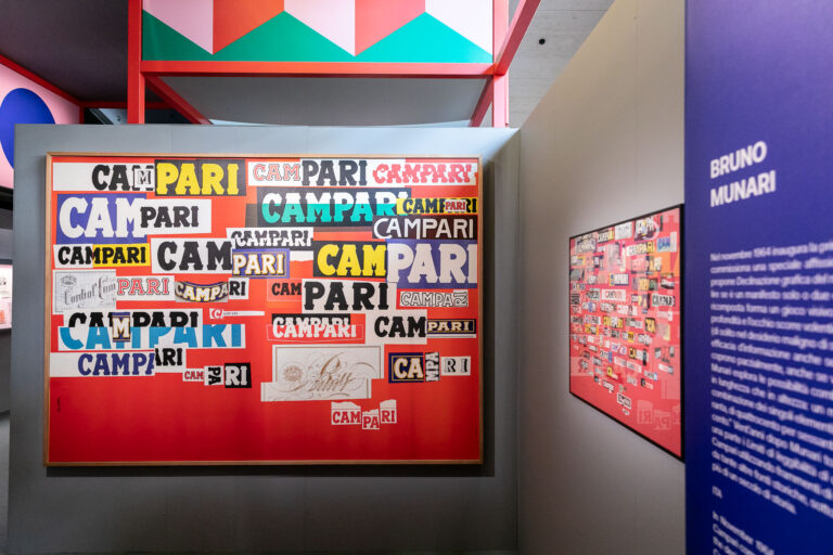 20241113 galleriacampari bold allestimentimostralow 20 Munari, Depero e gli altri. Alla Galleria Campari fuori Milano una grande mostra di grafica