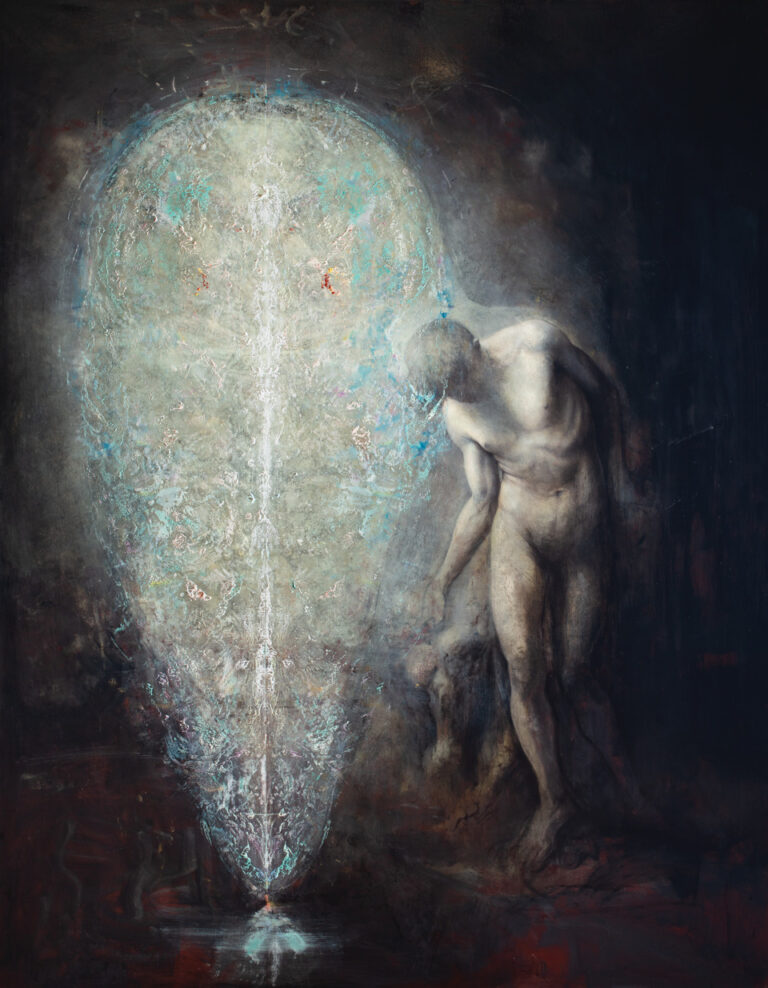 Agostino Arrivabene, La linea verticale II, 2024, courtesy Primo Marella Gallery