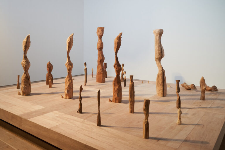 Aki Inomata, How to Carve a Sculpture, 2018, installation view, Roppongi Crossing 2022 - Coming & Going, Mori Art Museum, Tokyo, 2022. PhotoEisuke Asaoka