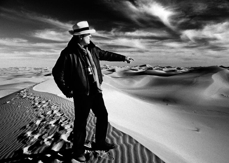 Bernardo Bertolucci in Il Tè nel deserto ©Mimmo Cattarinich