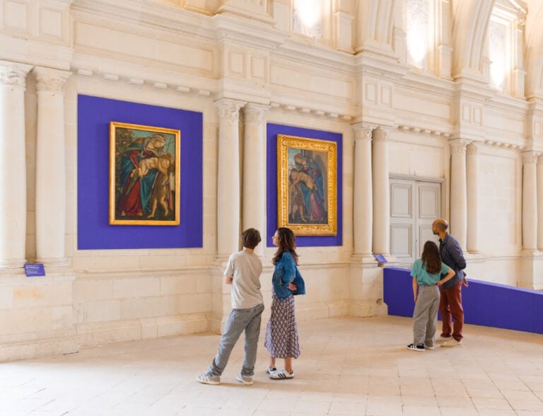 Due Madonne di Bottecelli alla Cappella del Castello di Chambord © Leonard de Serres