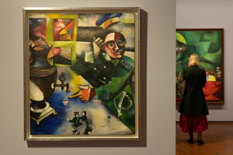 Chagall, 2024, installation view at Albertina, Vienna. Photo eSeL.at - Lorenz Seidler