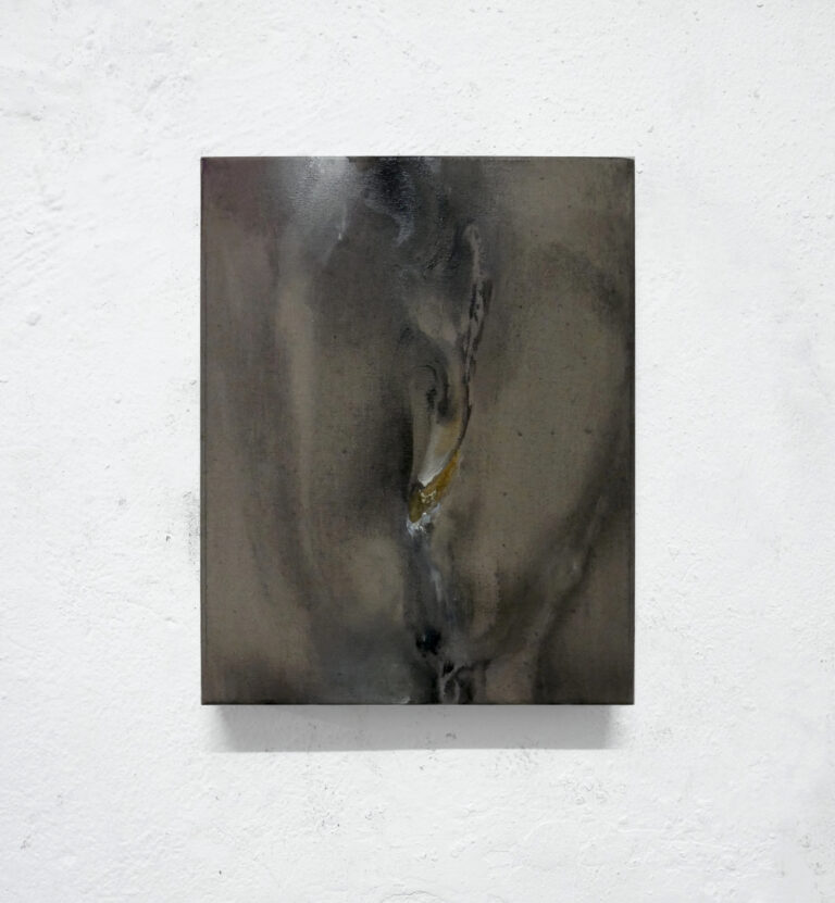 Demodecio, Lorenzo Conforti, 2024, oil spray paint on canvas