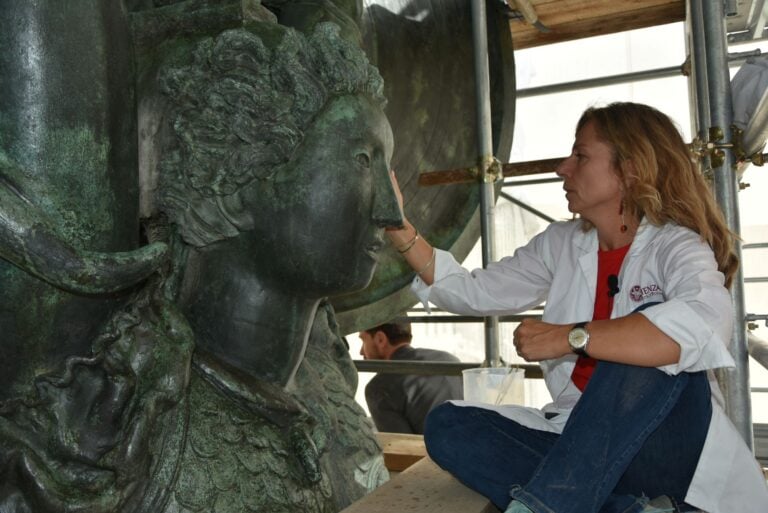 Roma riguarda negli occhi la Minerva: restaurata la statua simbolo dell’Università Sapienza