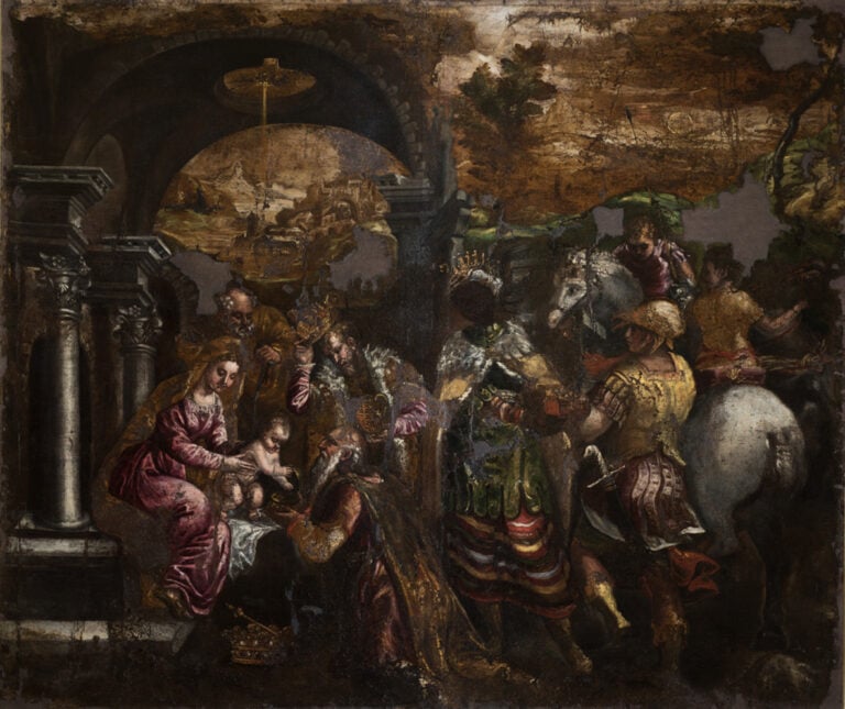 El Greco (Domínikos Theotokópoulos): Adorazione dei magi, 1570 c. Olio su tela © Accademia Nazionale di San Luca, Roma, Studio Esseci